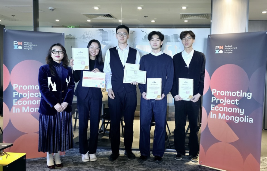 2025 оны PMI Mongolia Chapter-ийн нэрэмжит төслийн удирдлагын үндэсний тэмцээнд МУИС-ийн МТЭС оюутнуудаас бүрдсэн “Spirits and Such”, “The A-Team”, “3-BiT” багууд дараах амжилтыг үзүүллээ.